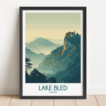 Lake Bled Home Office Decor