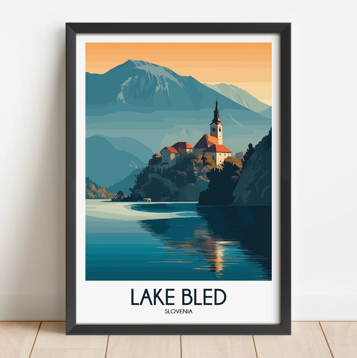 Lake Bled Home Office Decor