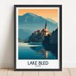 Lake Bled Home Office Decor