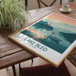 Lake Bled Scenic Landscape Art