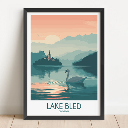 Lake Bled Travel Memory Gift