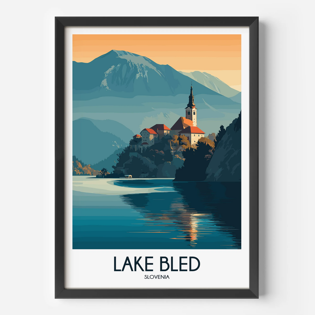 Lake Bled Travel Memory Gift