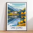 Lake Como Destination Art Gift