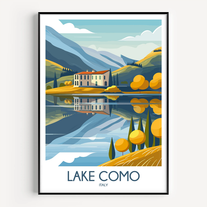 Lake Como Gallery Quality Print
