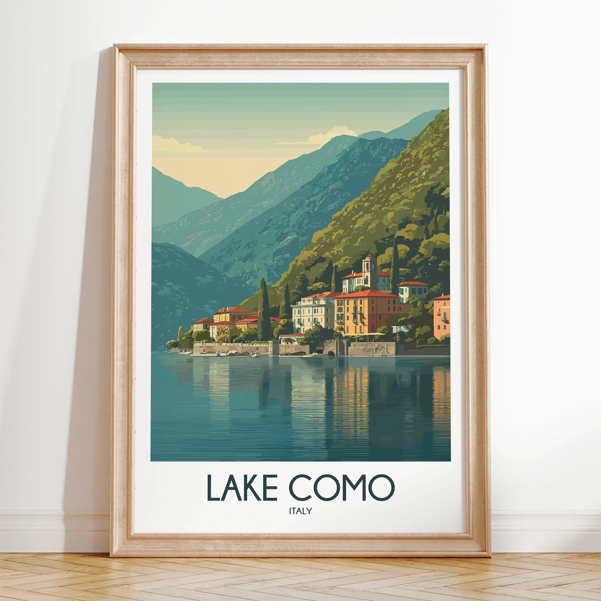 Lake Como Home Office Decor