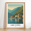 Lake Como Home Office Decor