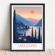 Lake Como Home Office Decor