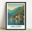 Lake Como Minimalist Wall Art