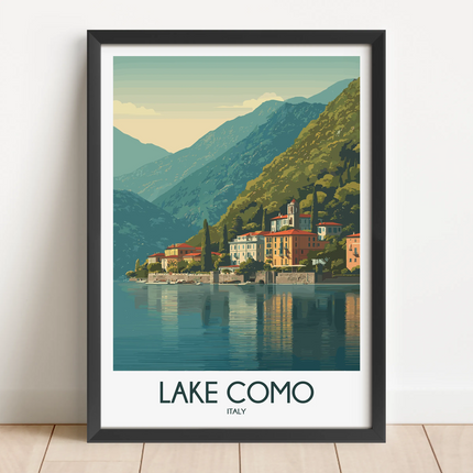 Lake Como Minimalist Wall Art