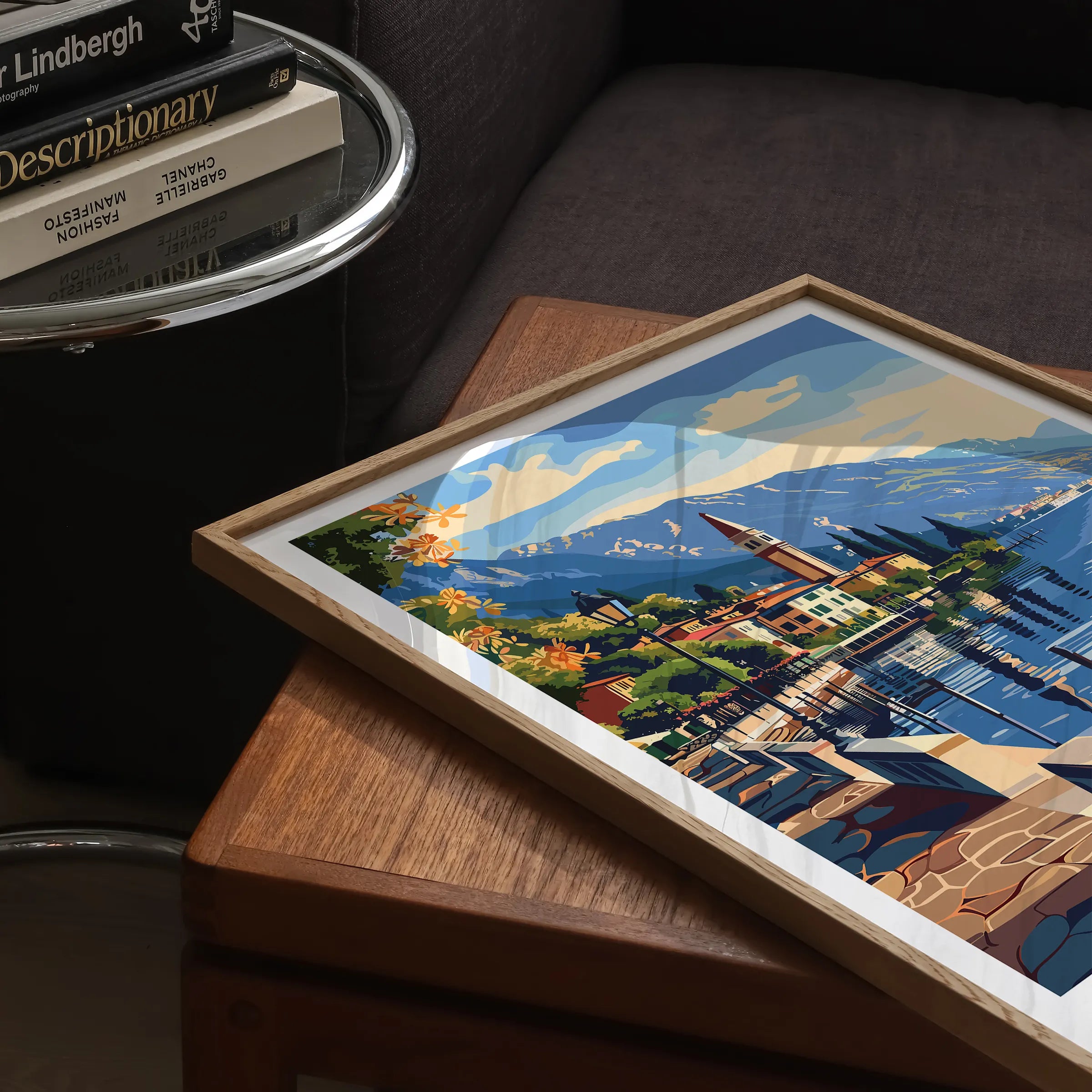 Lake Como Souvenir Poster Print