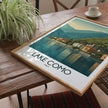 Lake Como Souvenir Poster Print