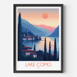 Lake Como Travel Memory Gift