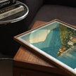 Lake Como Vintage Style Print