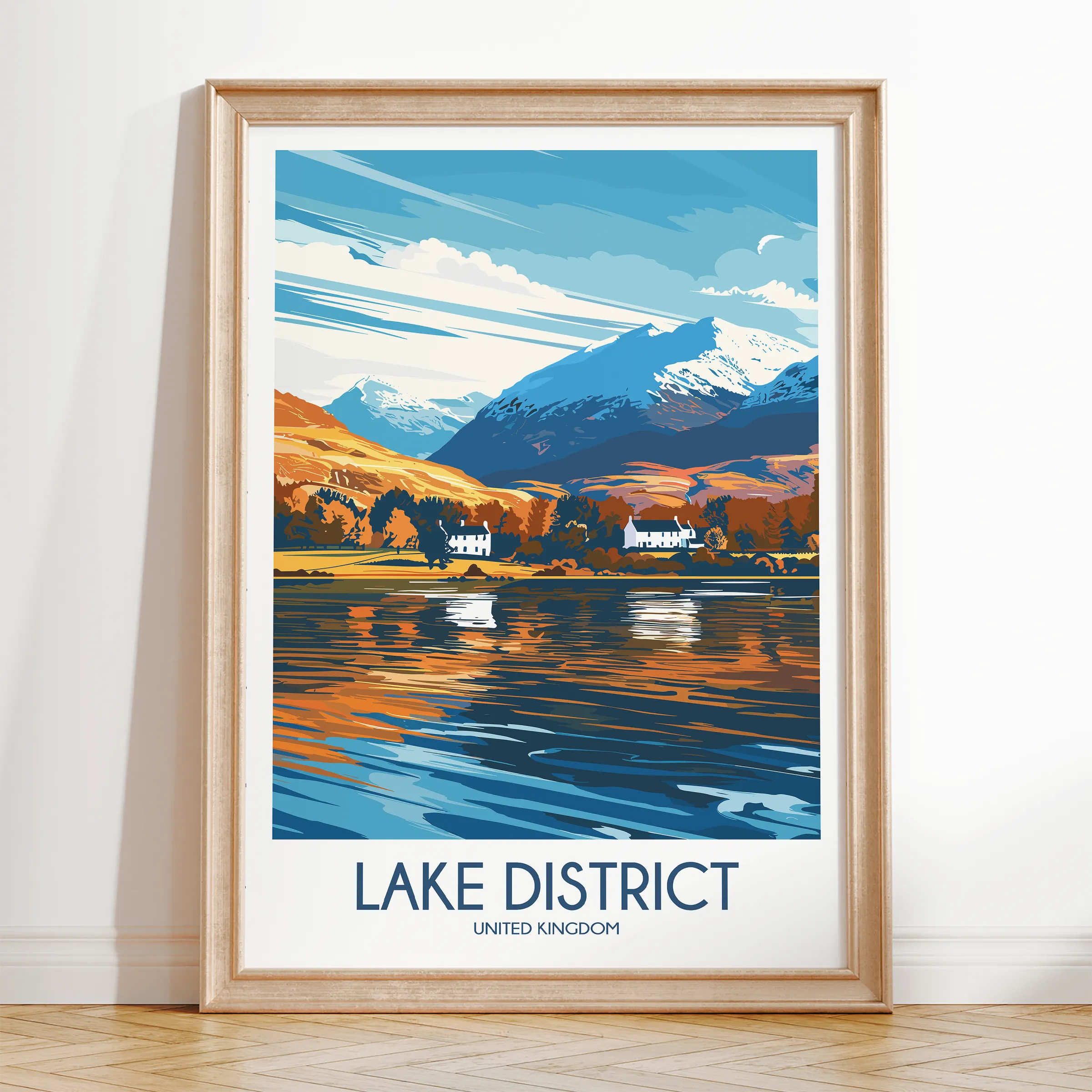 Lake District Destination Art Gift