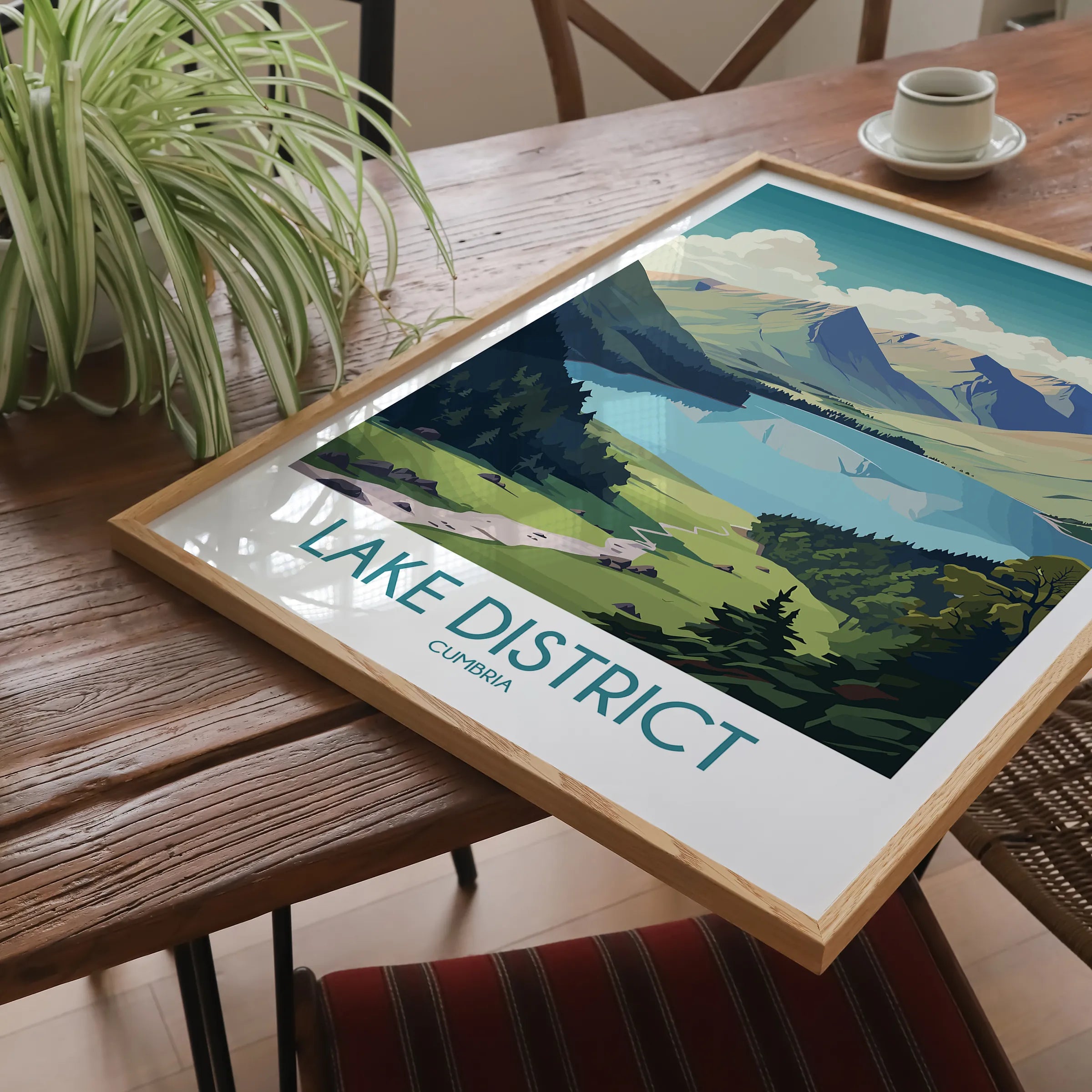 Lake District Destination Art Gift