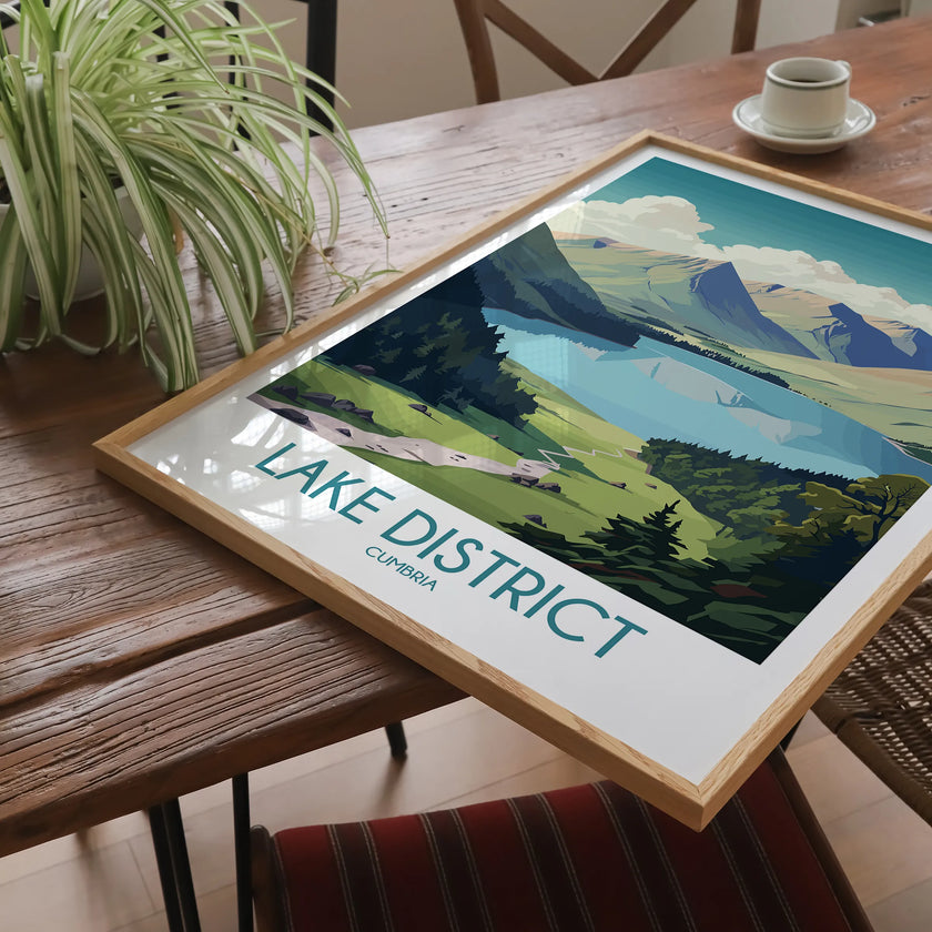 Lake District Destination Art Gift