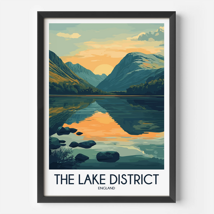 Lake District Destination Art Gift