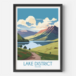 Lake District Destination Art Gift