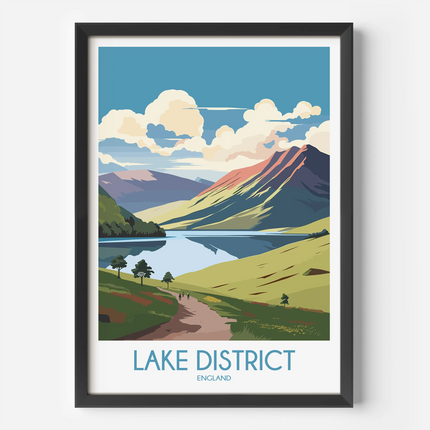 Lake District Destination Art Gift