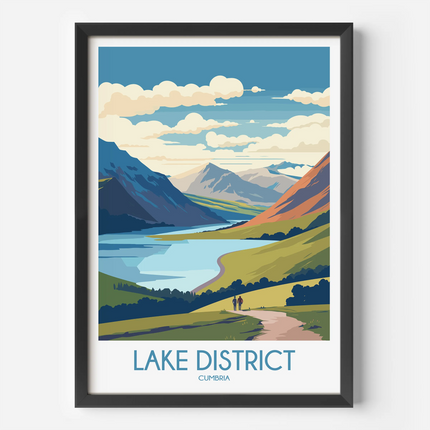 Lake District Destination Art Gift