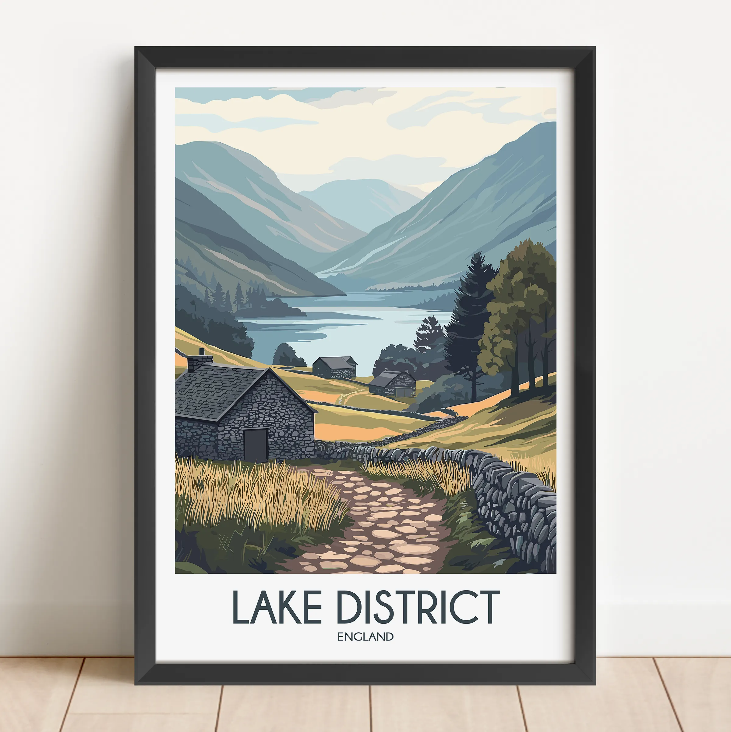 Lake District Minimalist Wall Art
