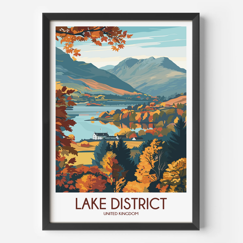 Lake District Minimalist Wall Art