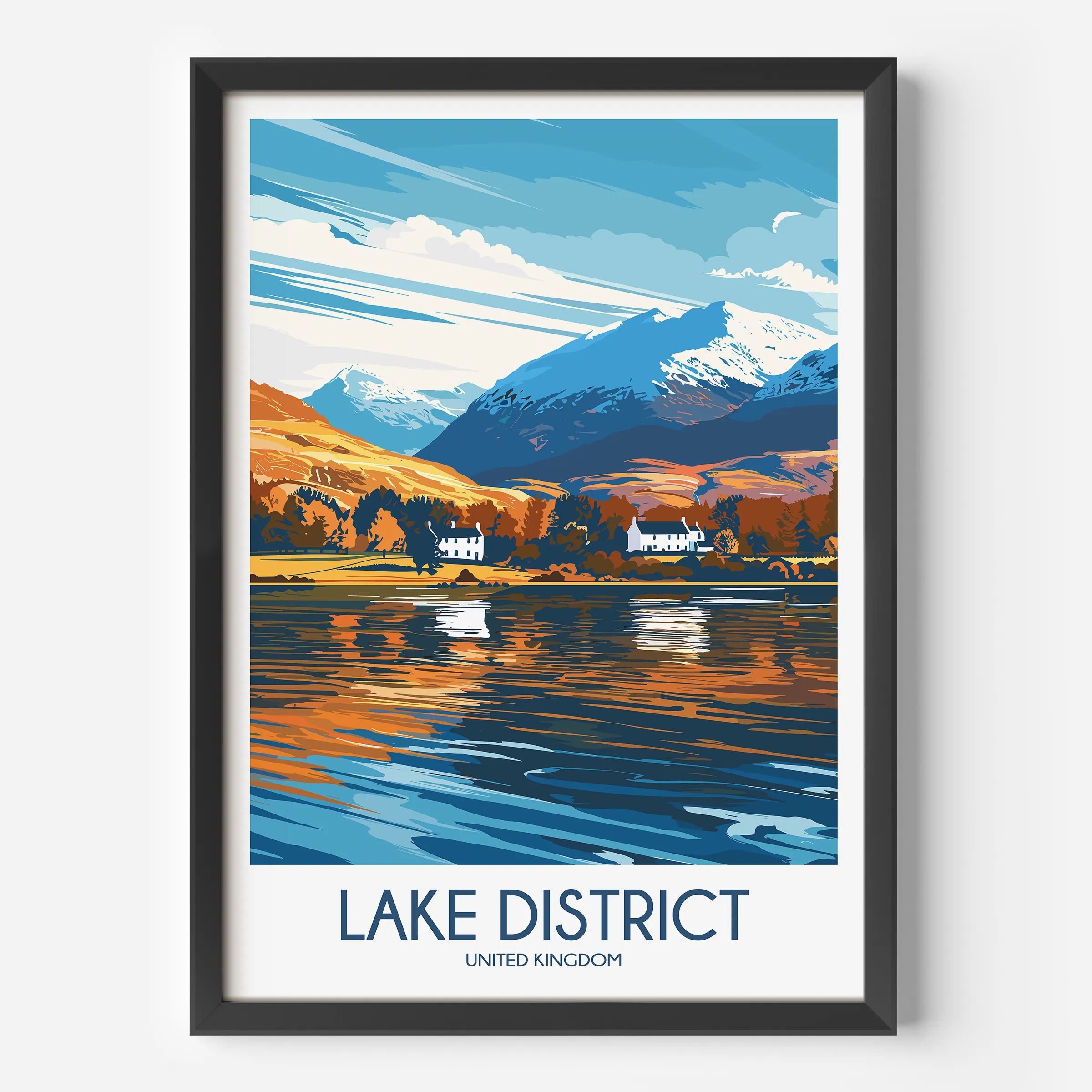 Lake District Minimalist Wall Art