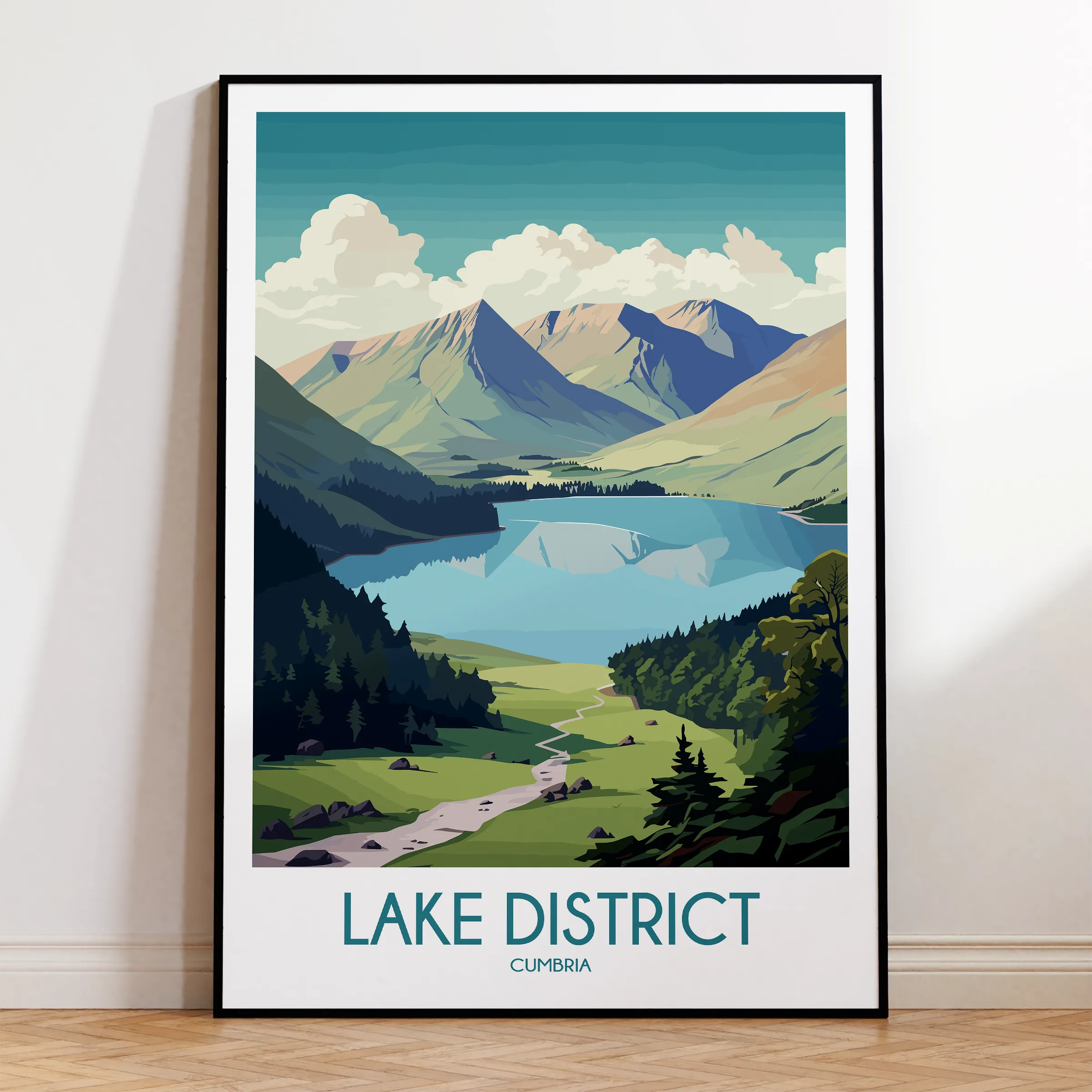 Lake District Minimalist Wall Art
