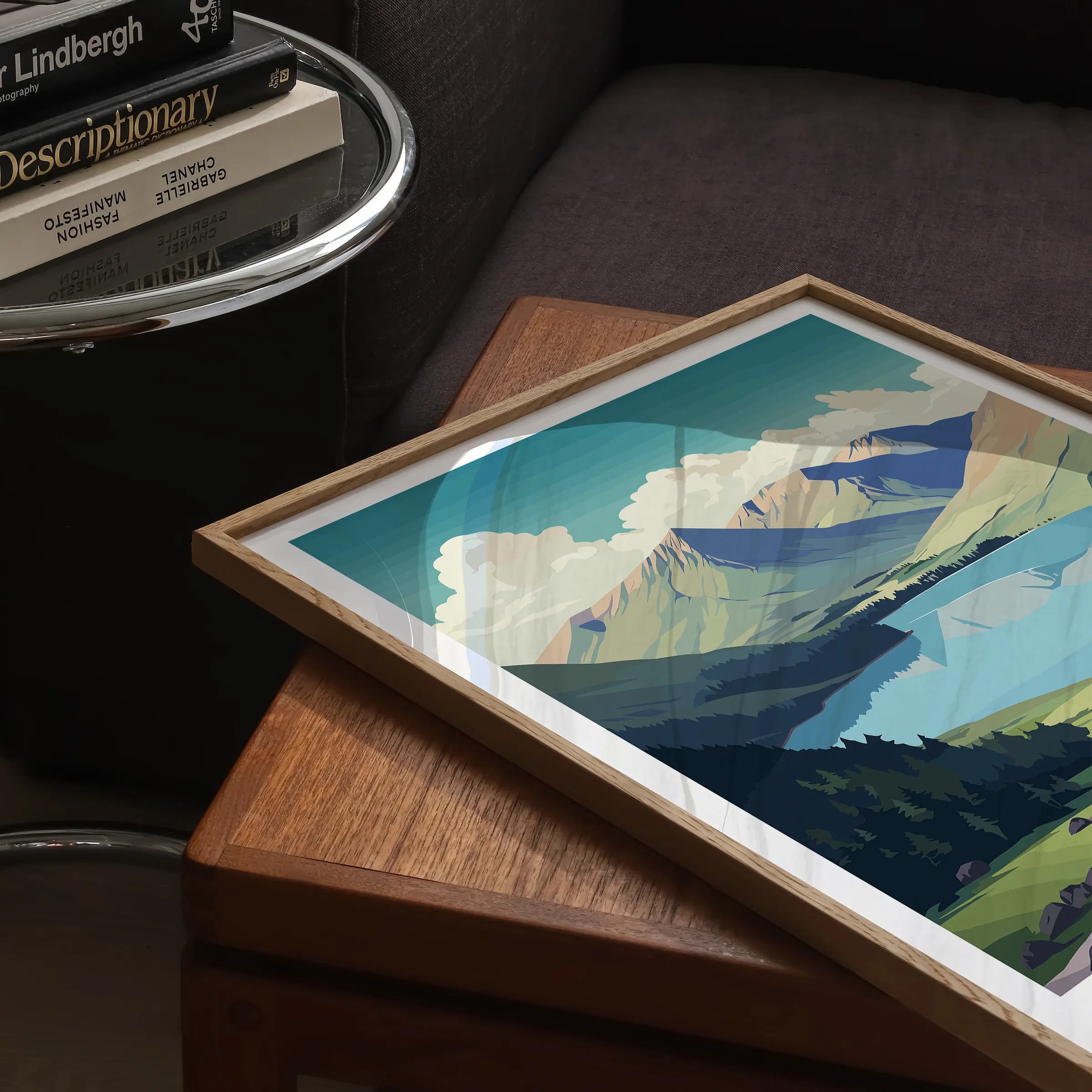 Lake District Scenic Landscape Art