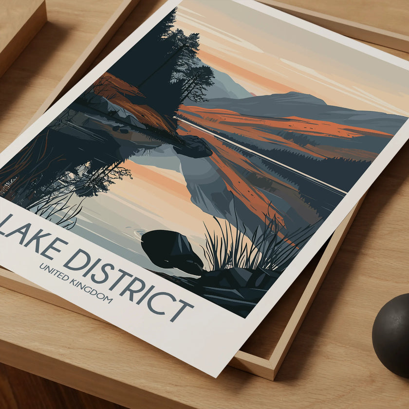 Lake District Scenic Landscape Art