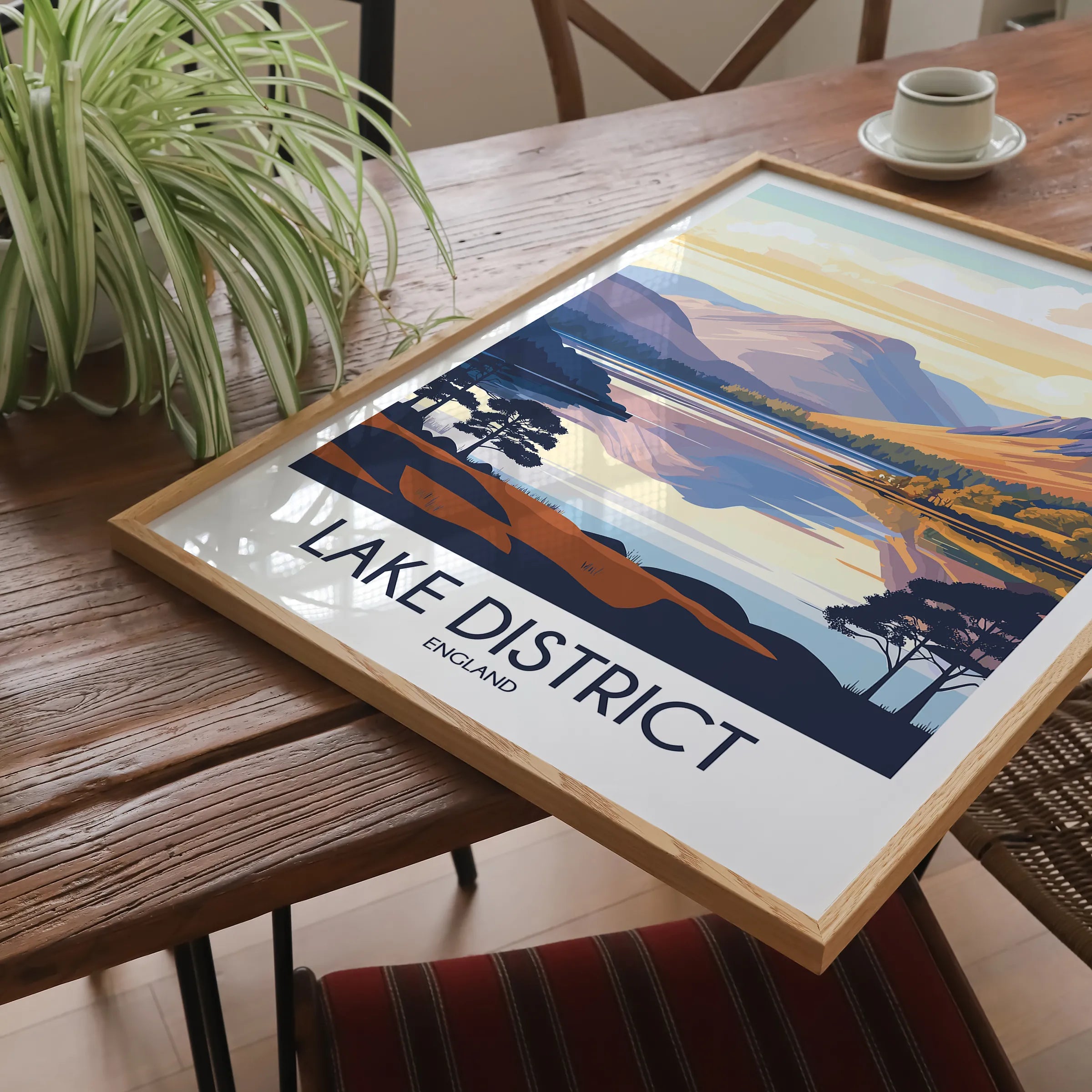 Lake District Souvenir Poster Print