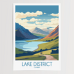 Lake District Vintage Style Print