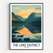 Lake District Vintage Style Print