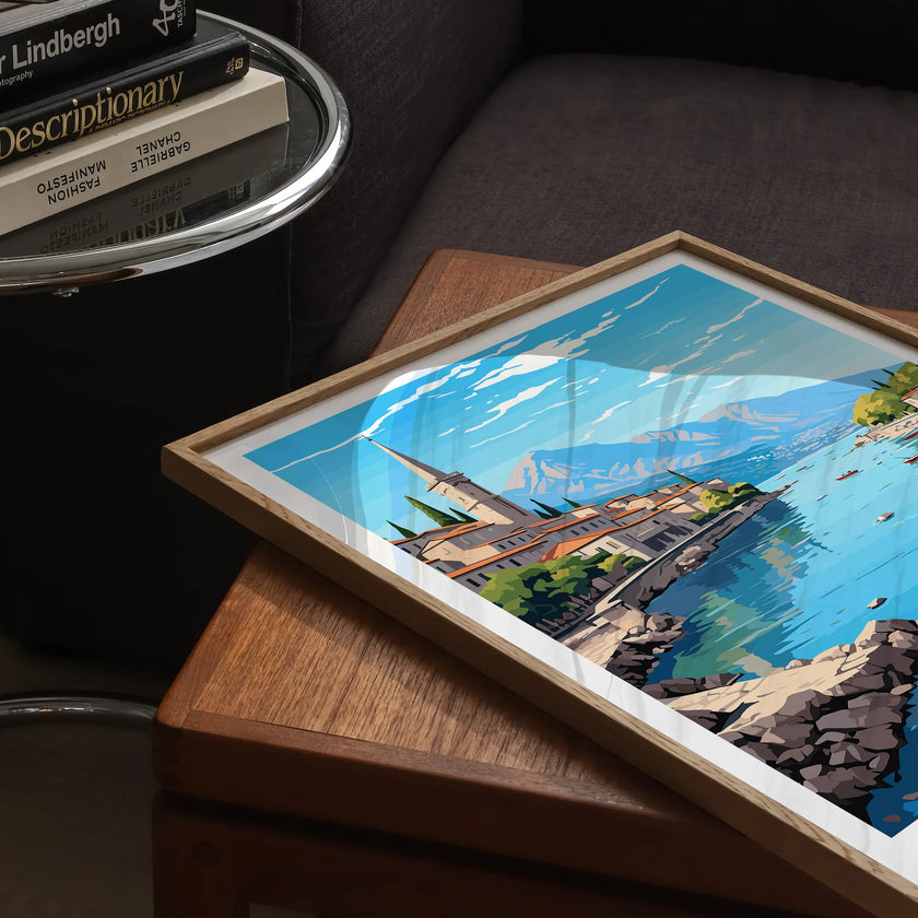 Lake Garda Souvenir Poster Print
