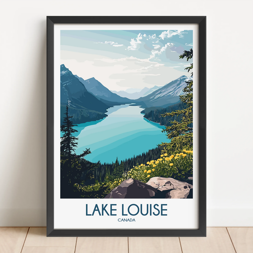 Lake Louise Destination Art Gift