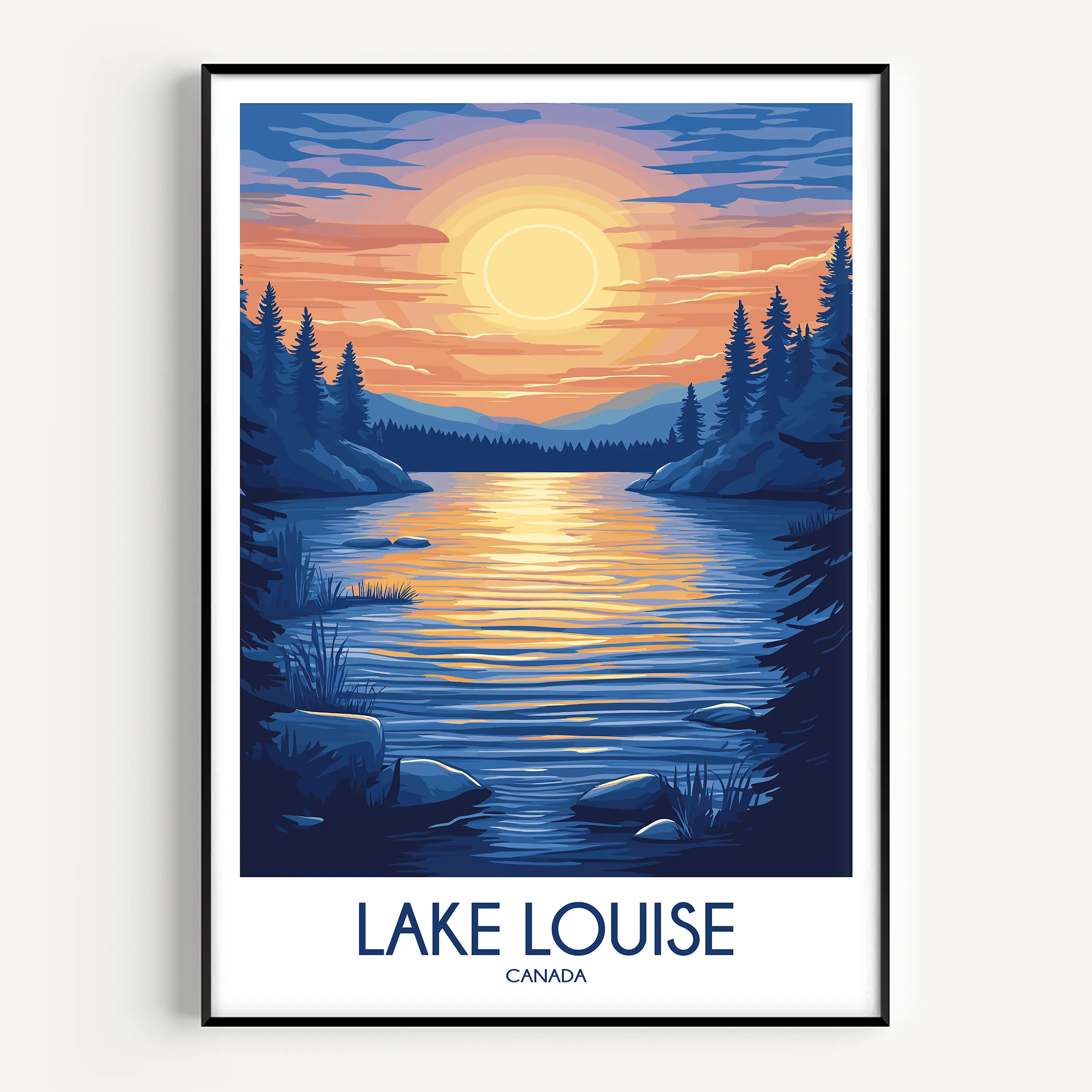 Lake Louise Home Office Decor