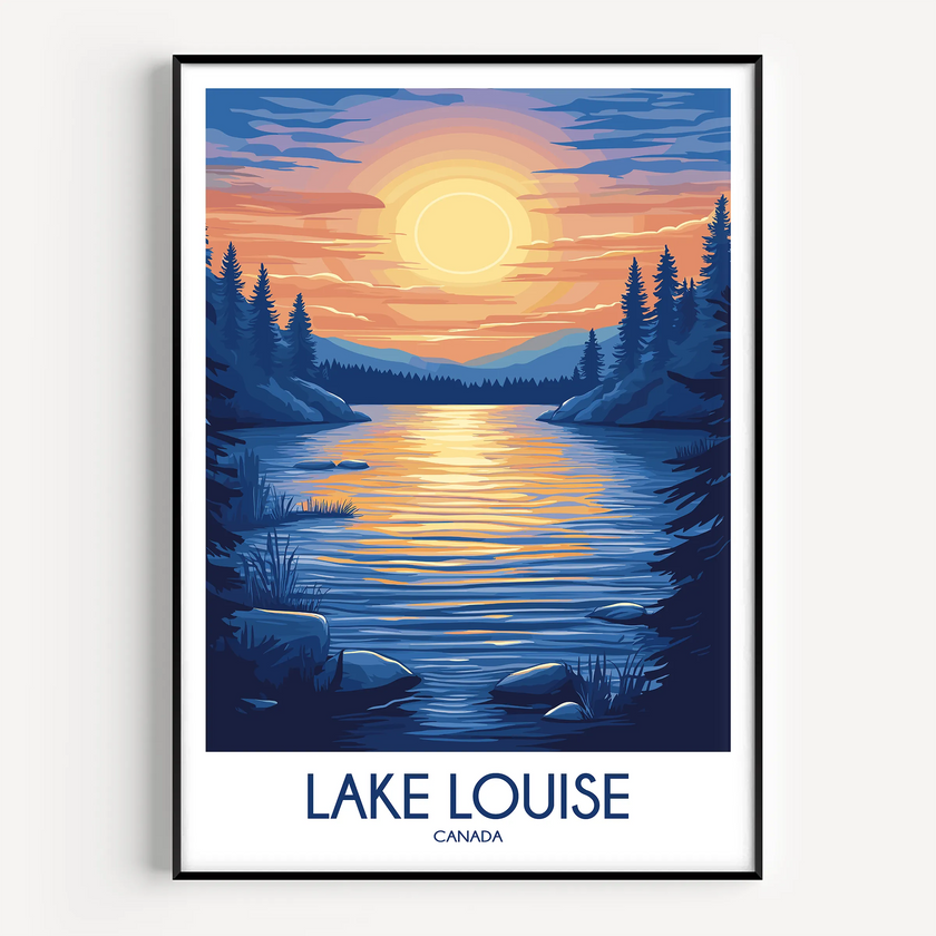 Lake Louise Home Office Decor