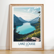 Lake Louise Scenic Landscape Art