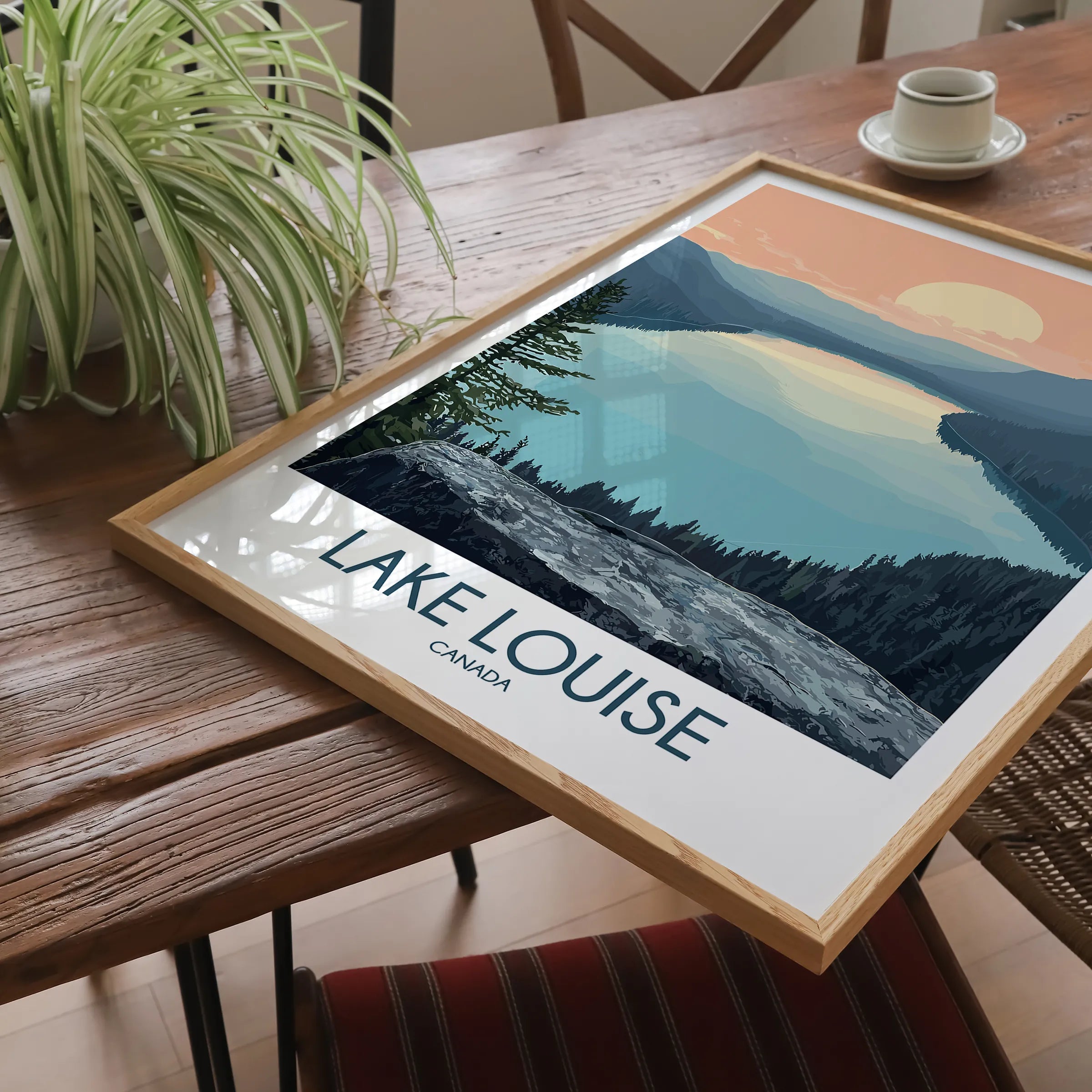 Lake Louise Souvenir Poster Print