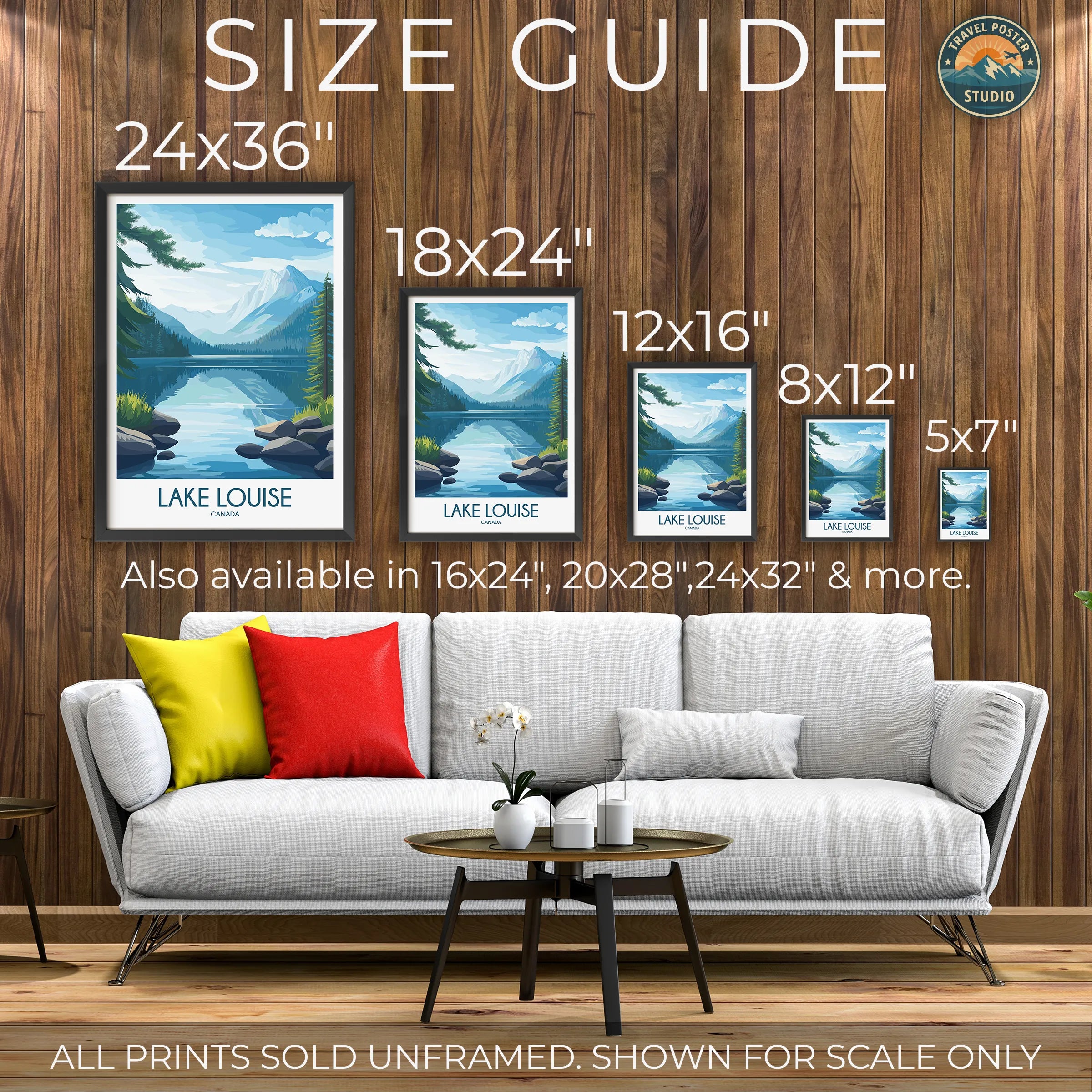 Lake Louise Souvenir Poster Print