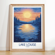 Lake Louise Vintage Style Print