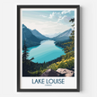 Lake Louise Vintage Style Print