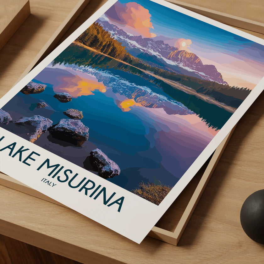 Lake Misurina Home Office Decor