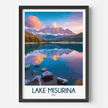 Lake Misurina Souvenir Poster Print