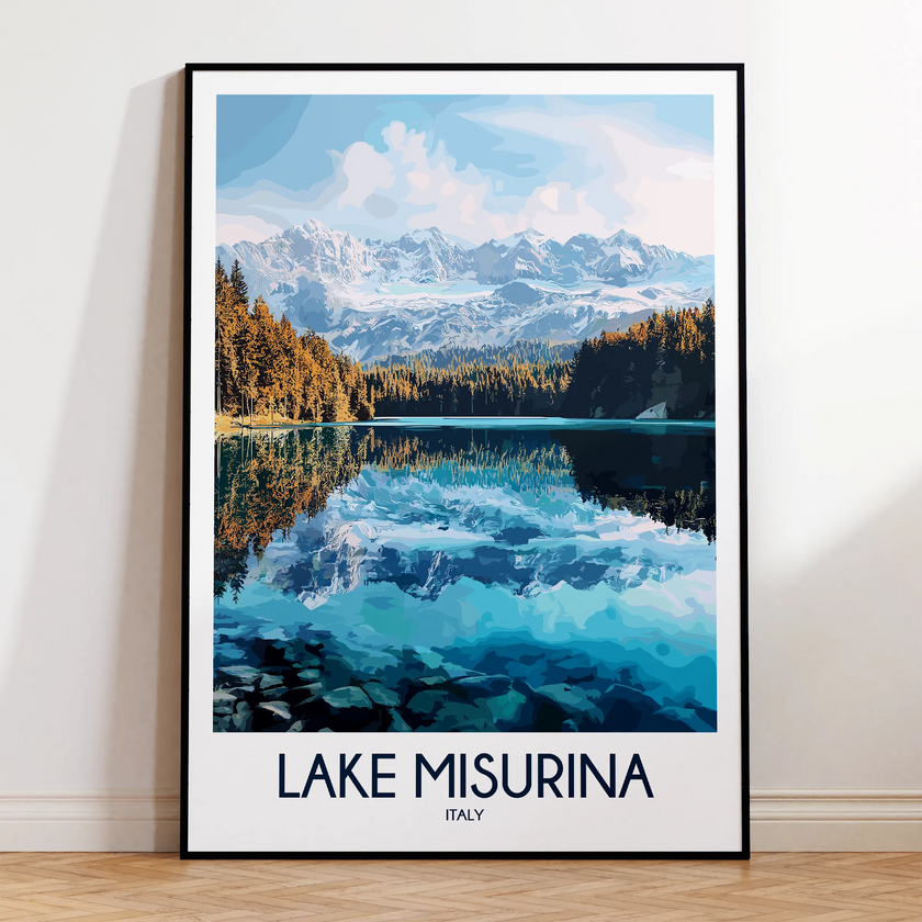 Lake Misurina Travel Memory Gift