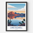 Lake Powell Modern Travel Poster