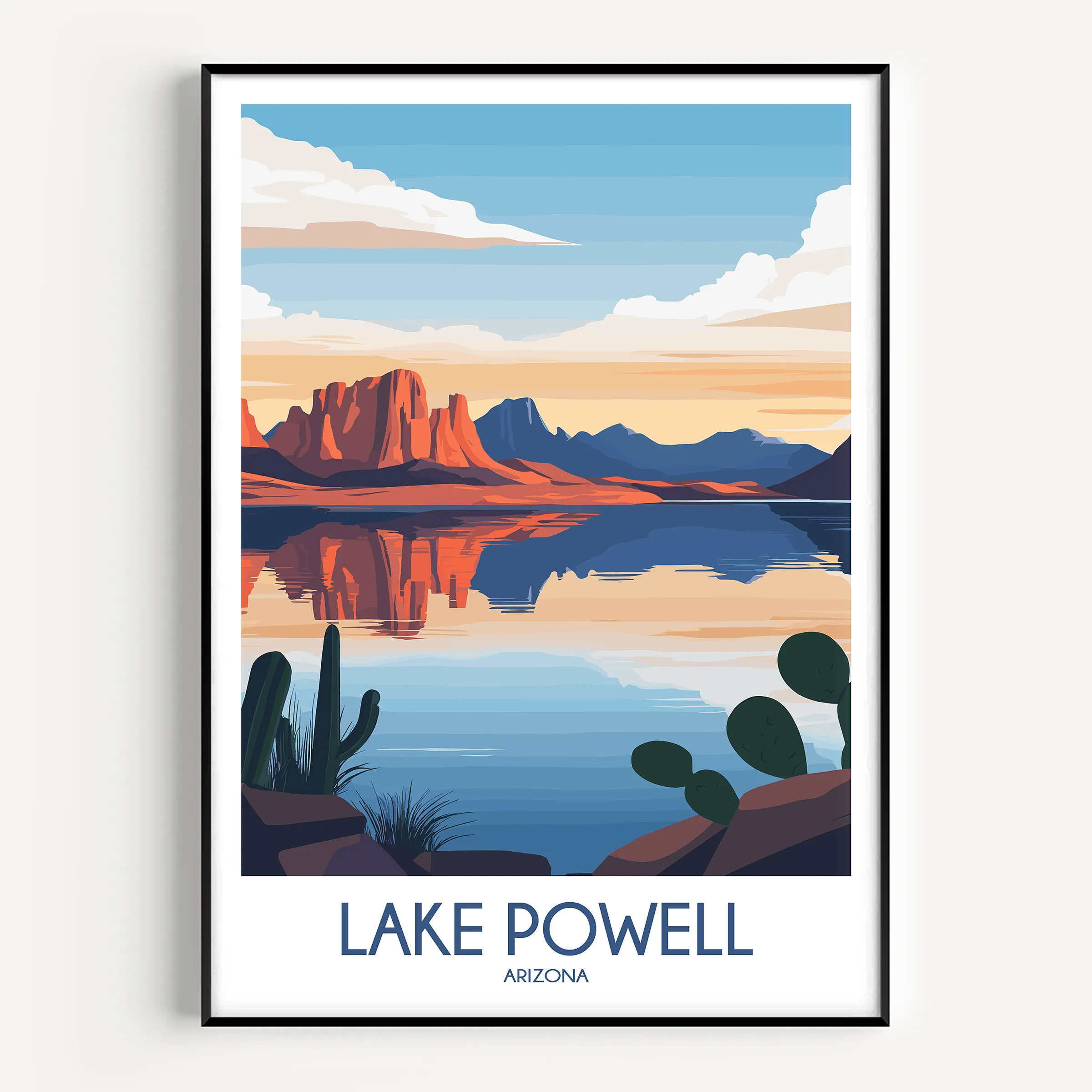 Lake Powell Scenic Landscape Art