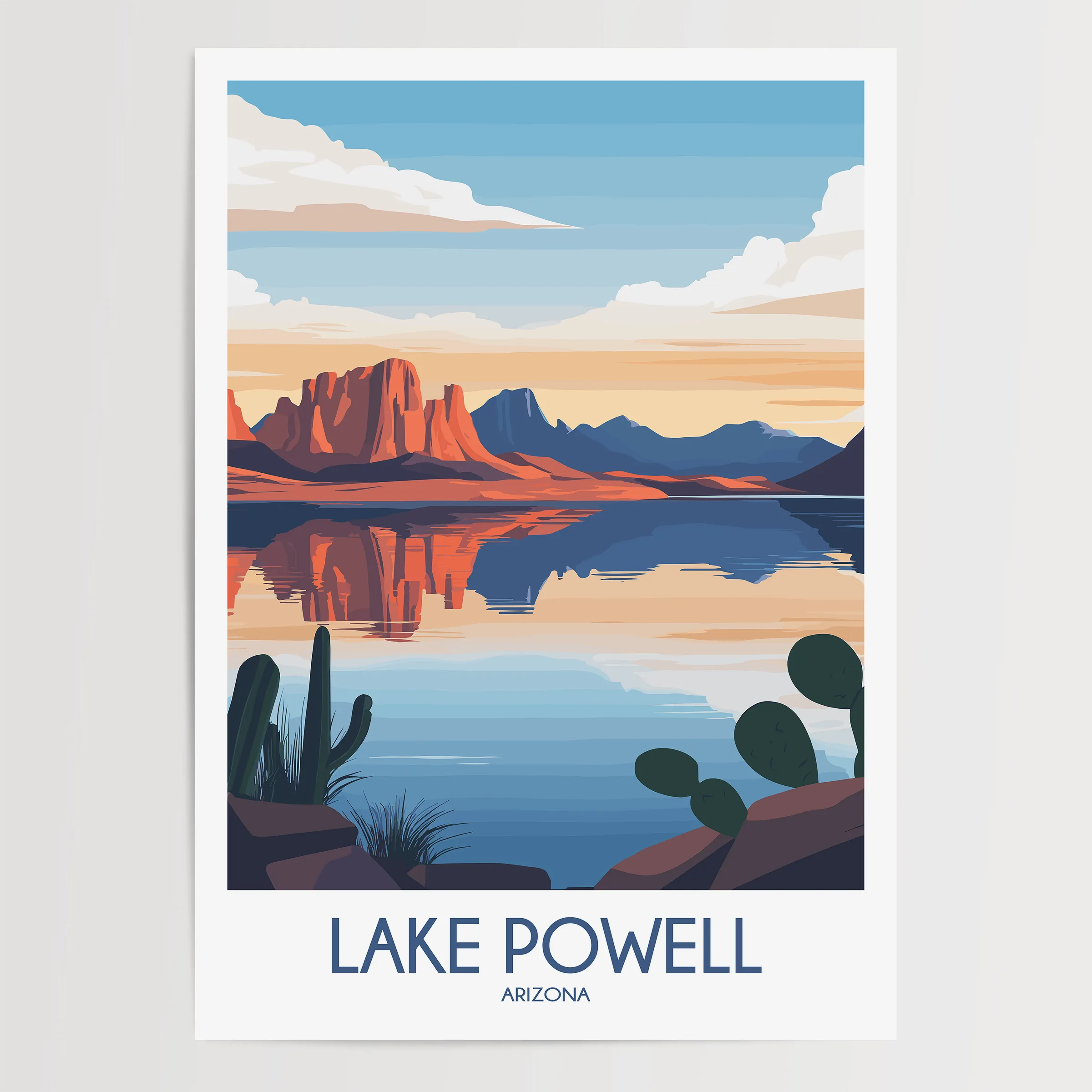 Lake Powell Souvenir Poster Print