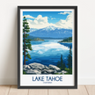 Lake Tahoe Destination Art Gift