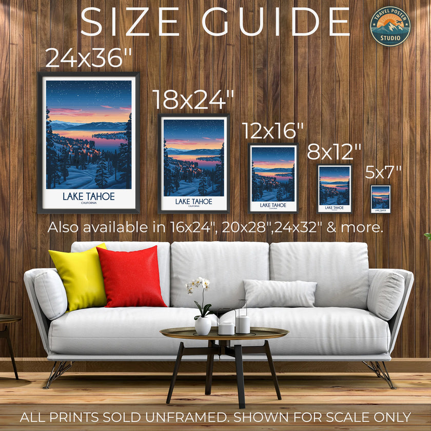 Lake Tahoe Gallery Quality Print